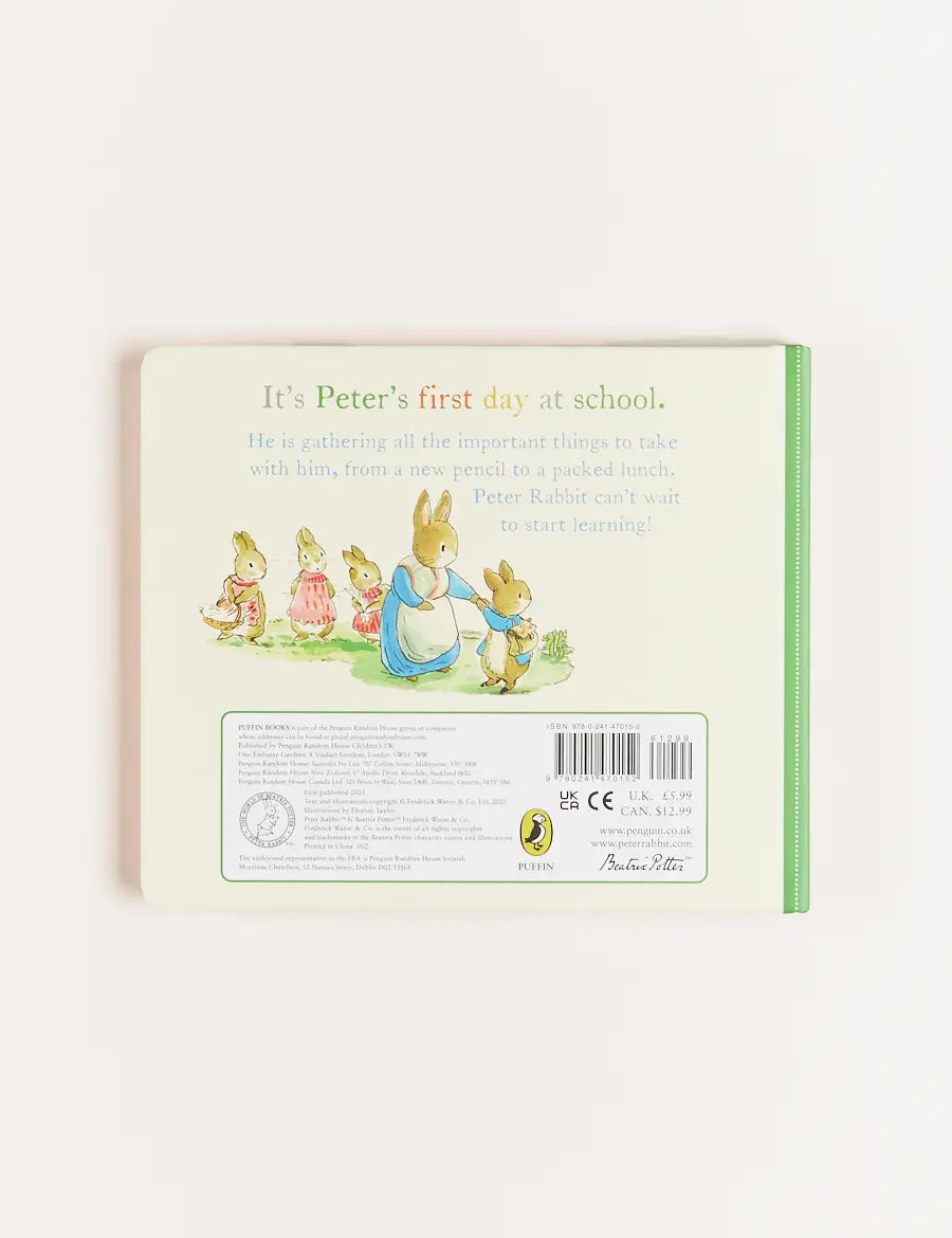 Peter Rabbit Starting School Book in Green Books from Pepa London
