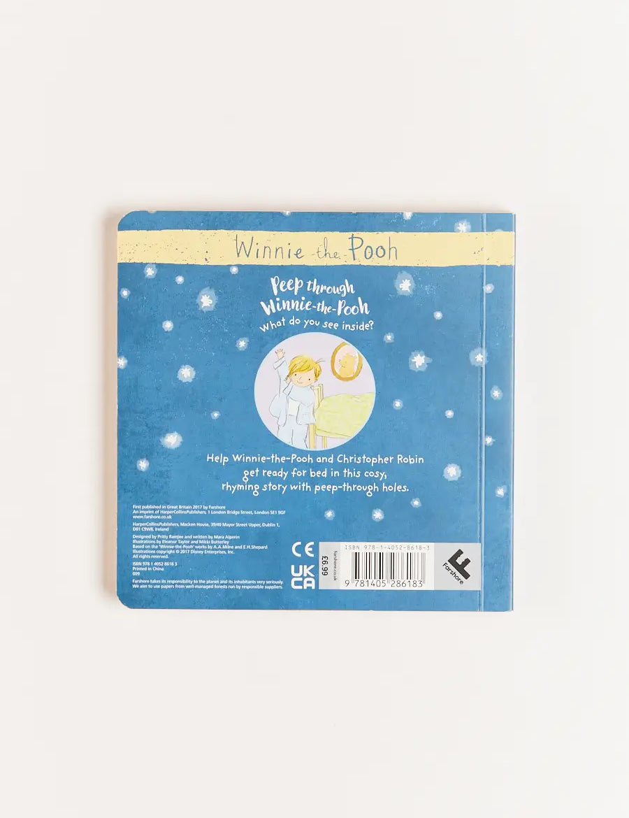 Goodnight Winnie Pooh Book in Navy Books from Pepa London