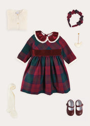 The Grosvenor Tartan Dress Toddler Girl Look