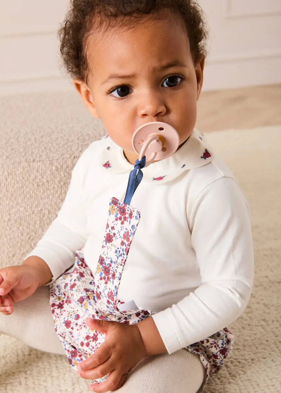 Louisa Floral Dummy Clip Dummy Clip in Cream (OS) Accessories from Pepa London