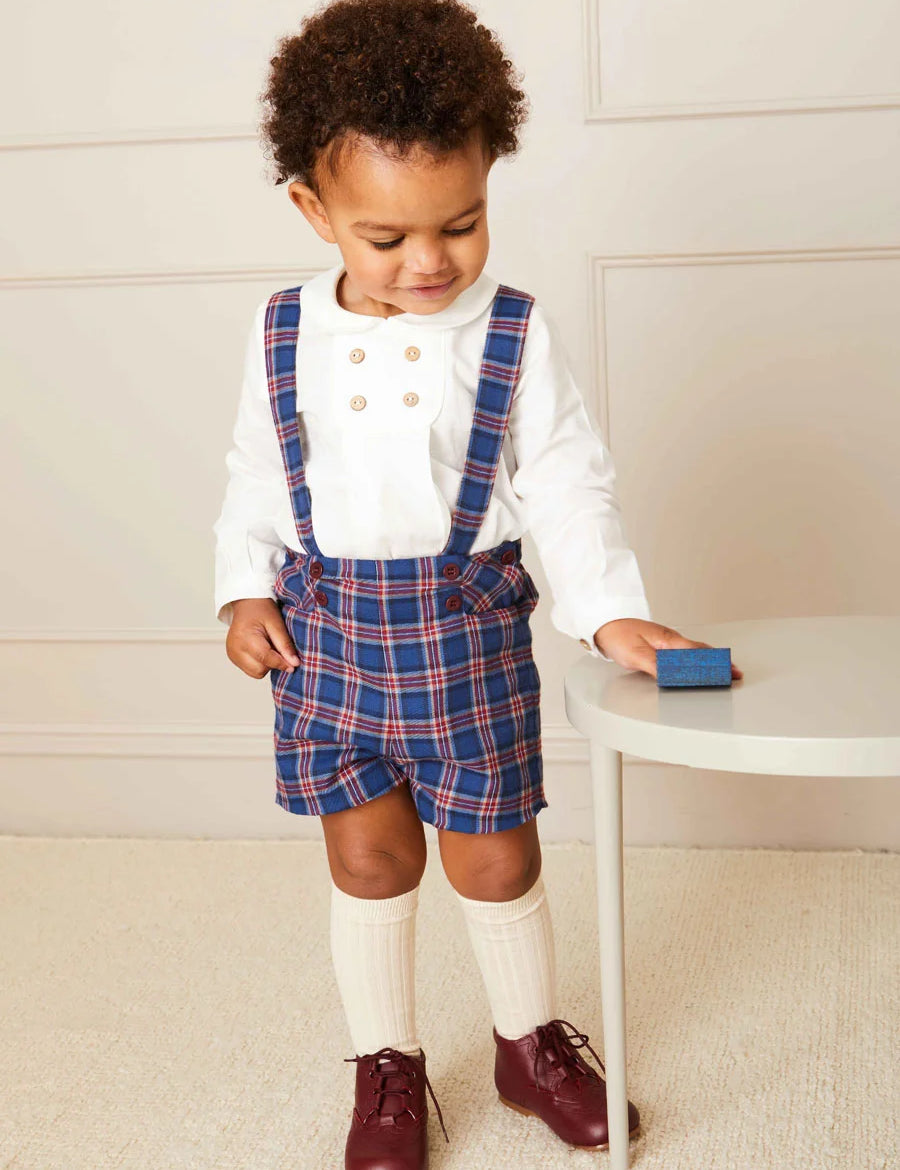 Beige Ribbed Knee-High Socks (3mths-10yrs) Socks from Pepa London