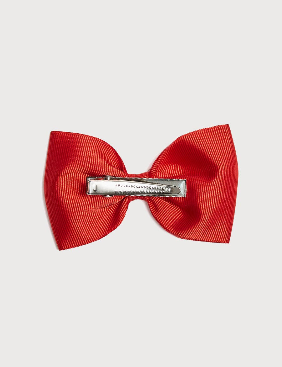 Medium bow clip - Red Hair Accessories from Pepa London