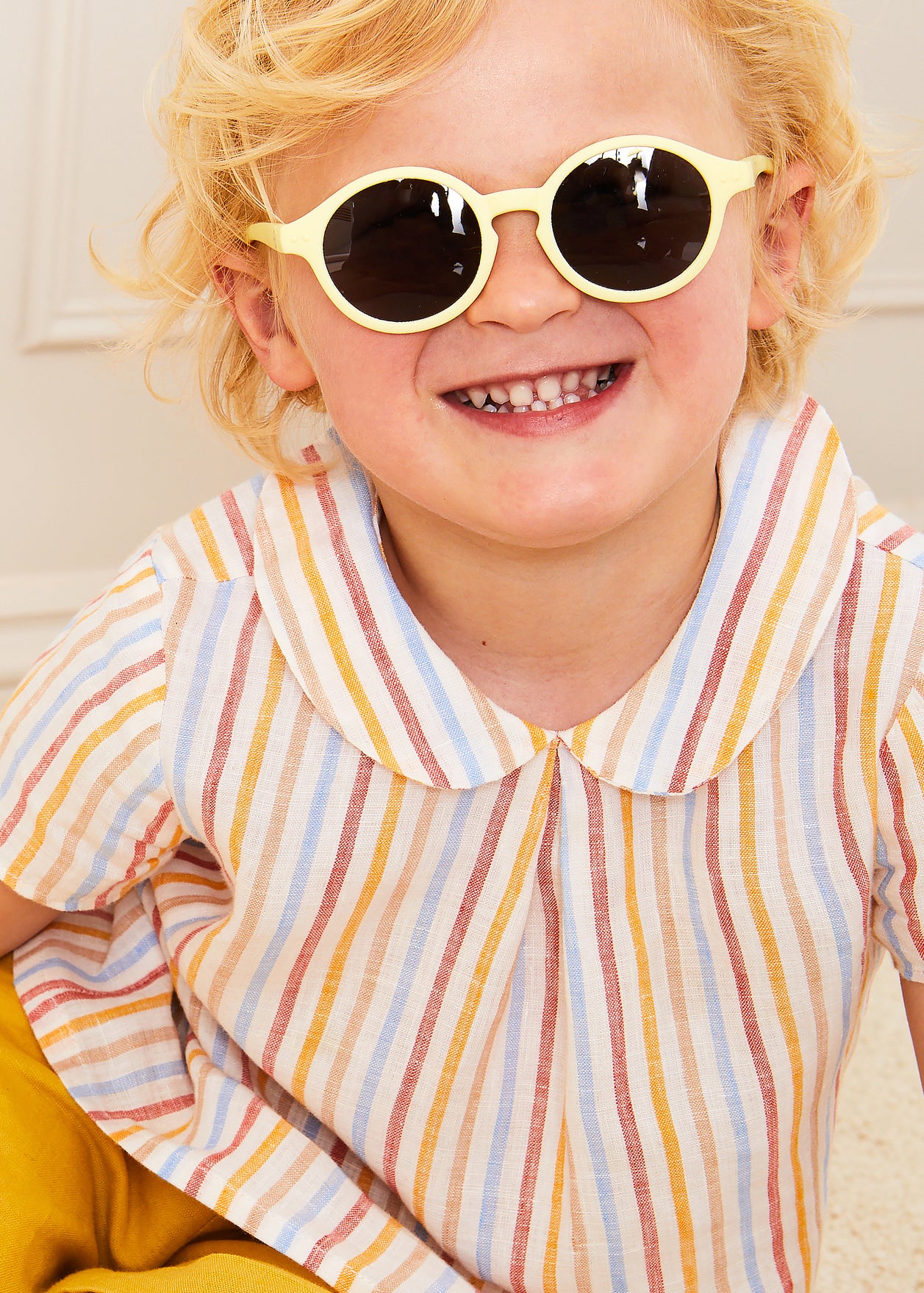 Izipizi Kids Sunglasses in Yellow (3-5y) Toys from Pepa London
