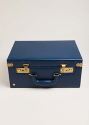 Navy Leather Memory Case Toys  from Pepa London