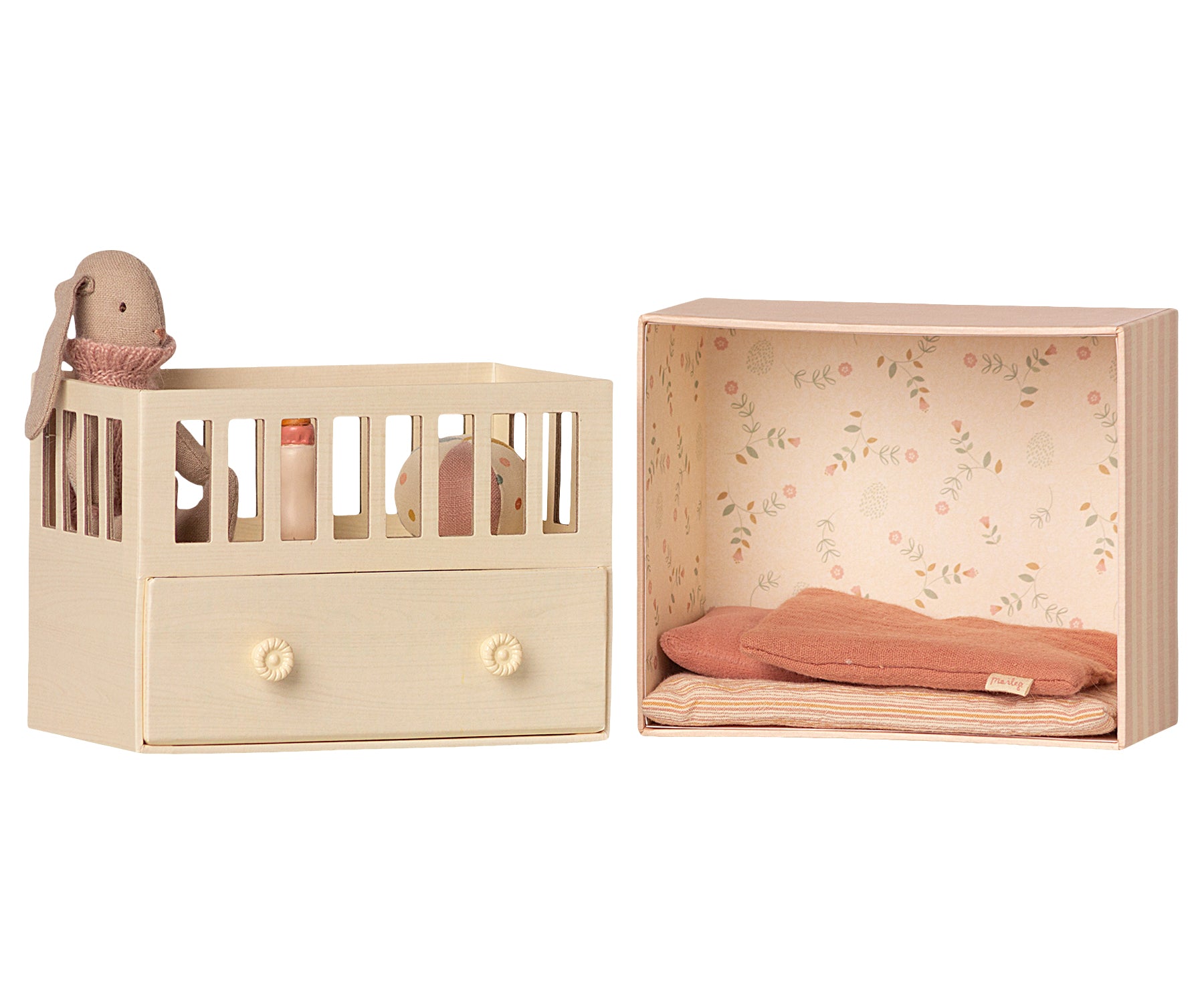 Baby Rabbit With Micro Room in Pink Toys from Pepa London