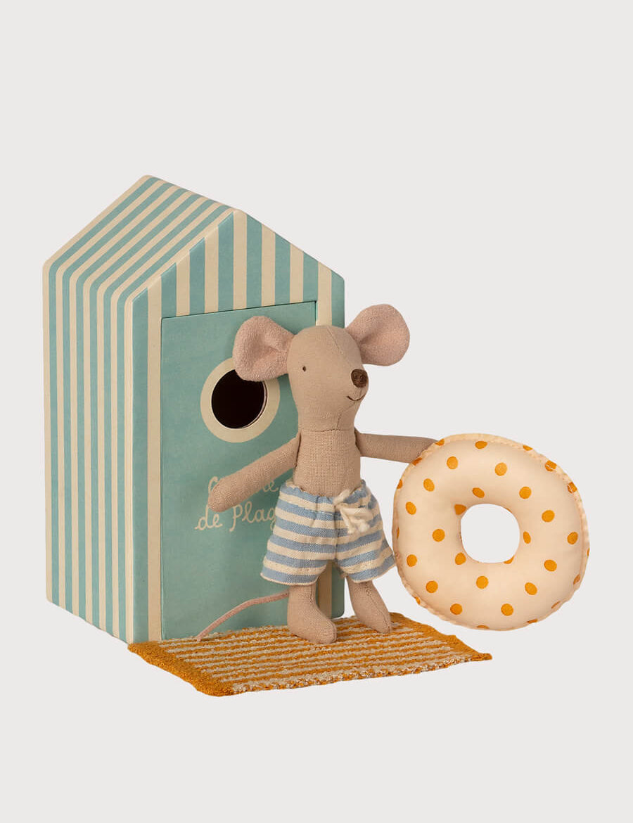 Little Brother Beach Mouse Toy Toys from Pepa London