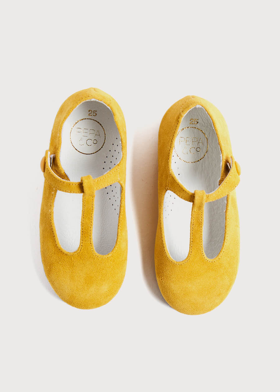 Mustard suede hot sale shoes