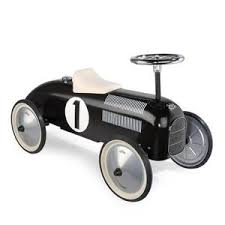 Black Vintage Metal Car Toys from Pepa London