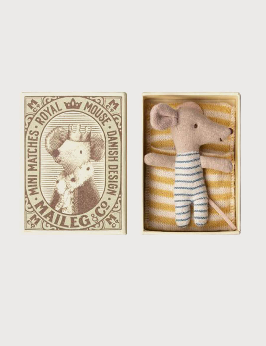 Baby Boy Mouse in Box Toys from Pepa London