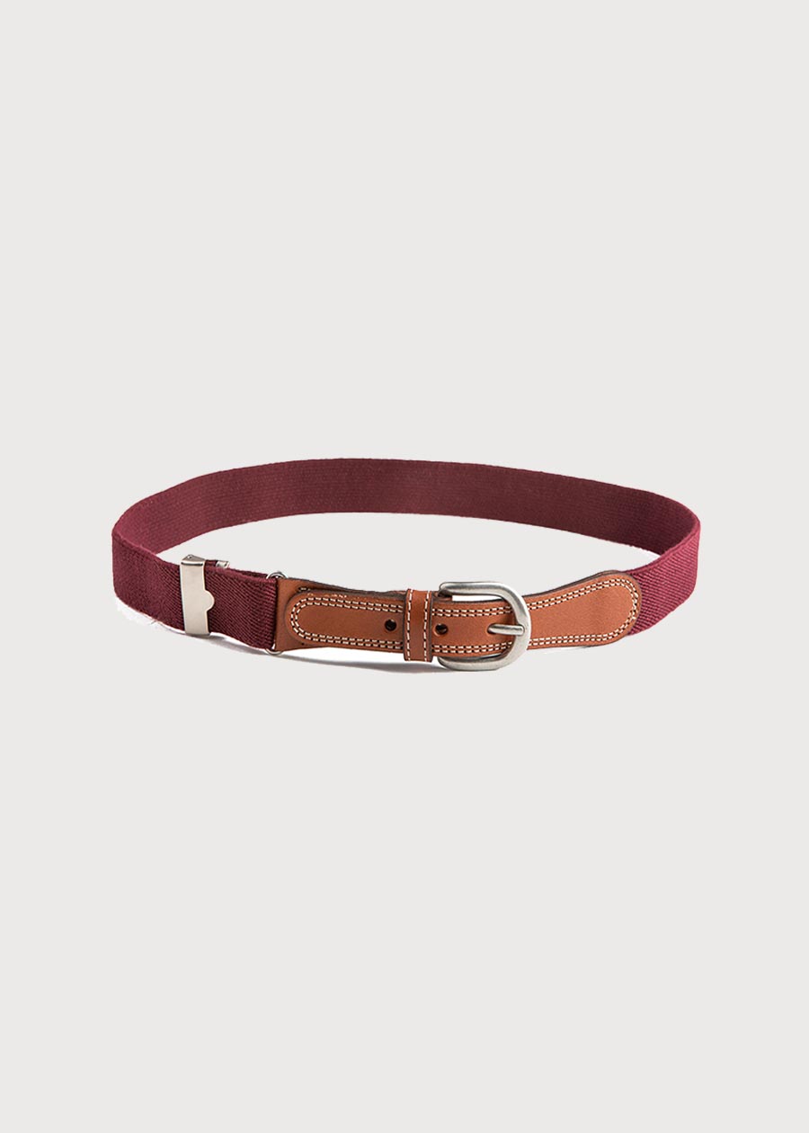 Burgundy Belt Belts & Braces  from Pepa London