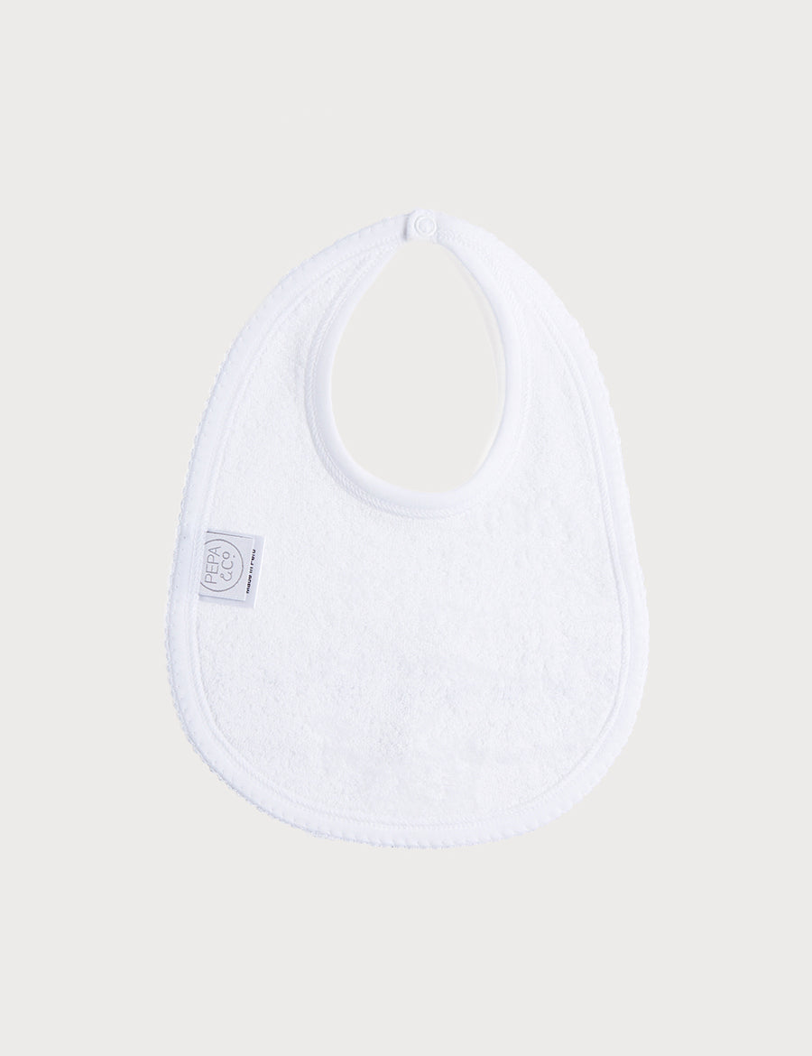 Blue Hand Smocked Bib Accessories from Pepa London