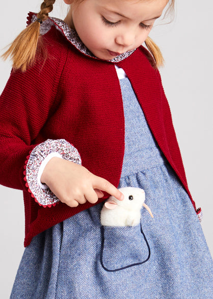 White Mouse Toy Toys from Pepa London