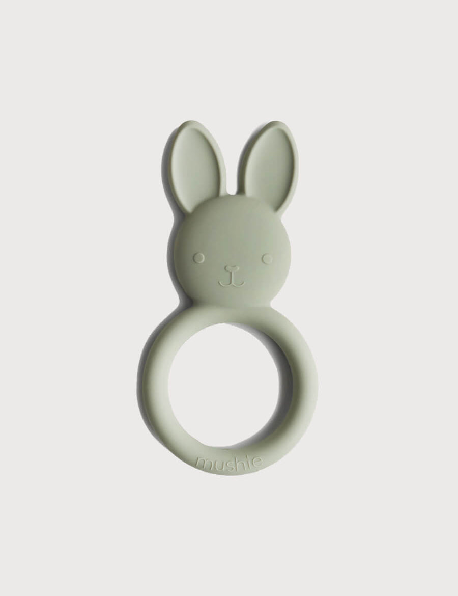 Bunny Teether in Green Accessories from Pepa London