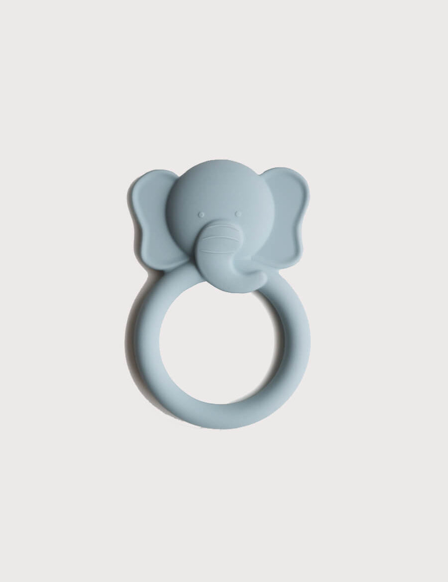 Elephant Teether in Blue Accessories from Pepa London