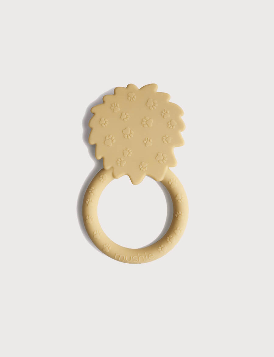 Lion Teether in Yellow Accessories from Pepa London