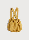 Herringbone Bloomers with Braces in Mustard (9mths-2yrs) Bloomers  from Pepa London