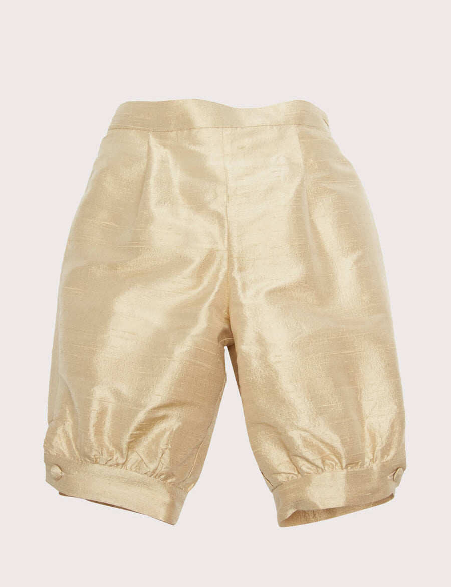 Beige Silk Pageboy Knickerbockers (12mths-10yrs) Trousers from Pepa London