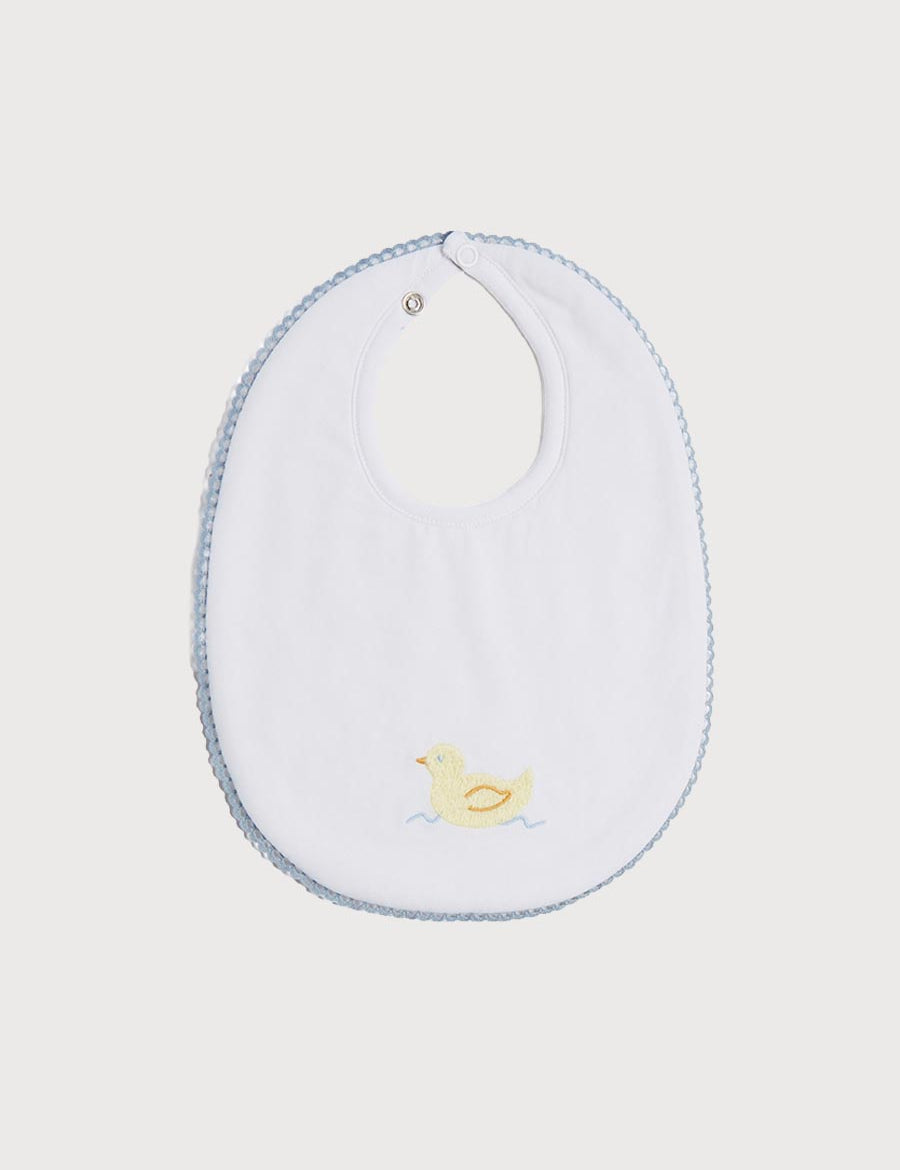 Duck Embroidered Cotton Bib Accessories from Pepa London
