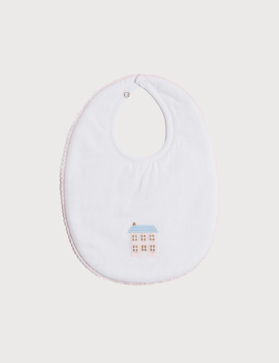 House Embroidered Cotton Bib Accessories from Pepa London