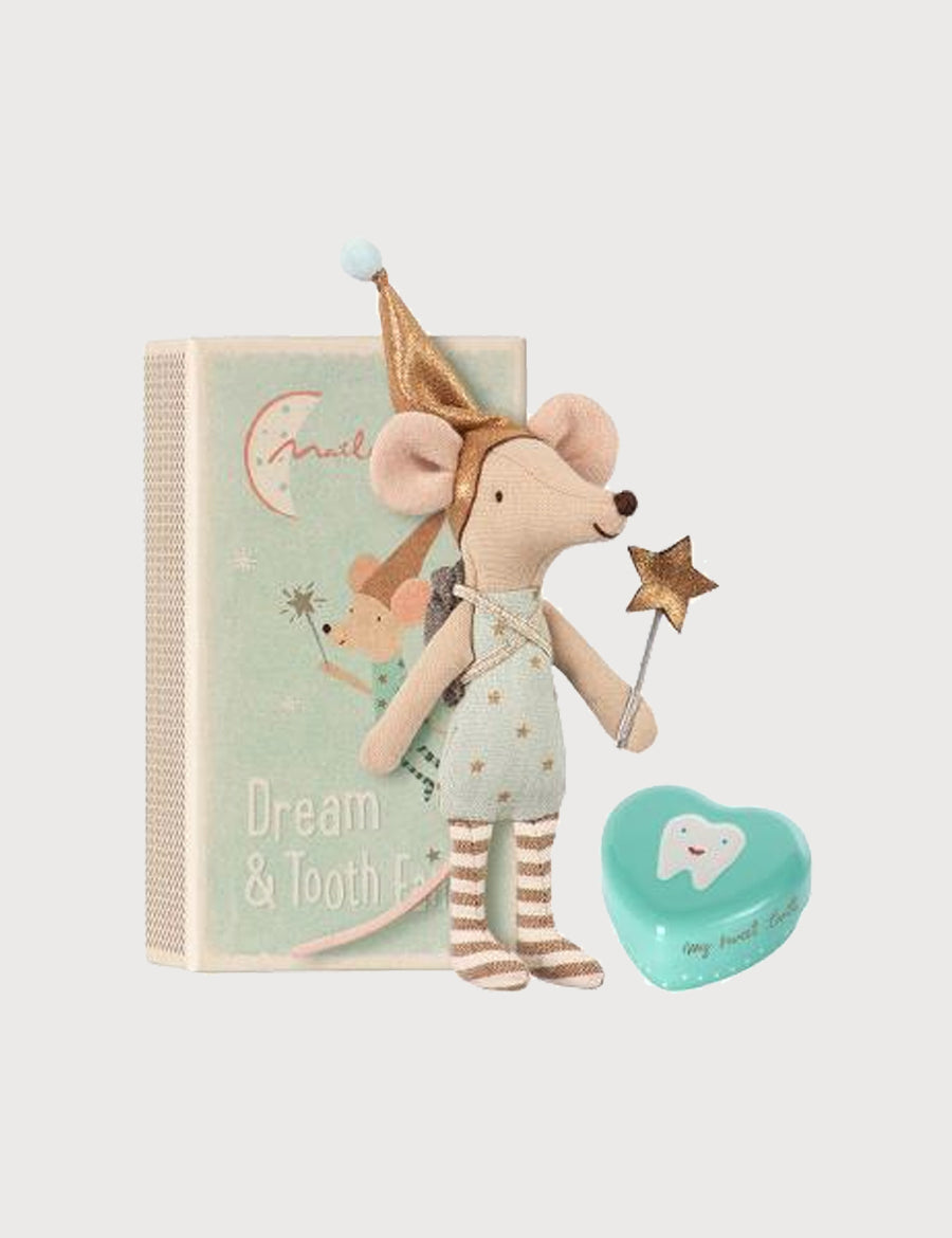 Tooth Fairy Brother Mouse with Metal Box Toys from Pepa London