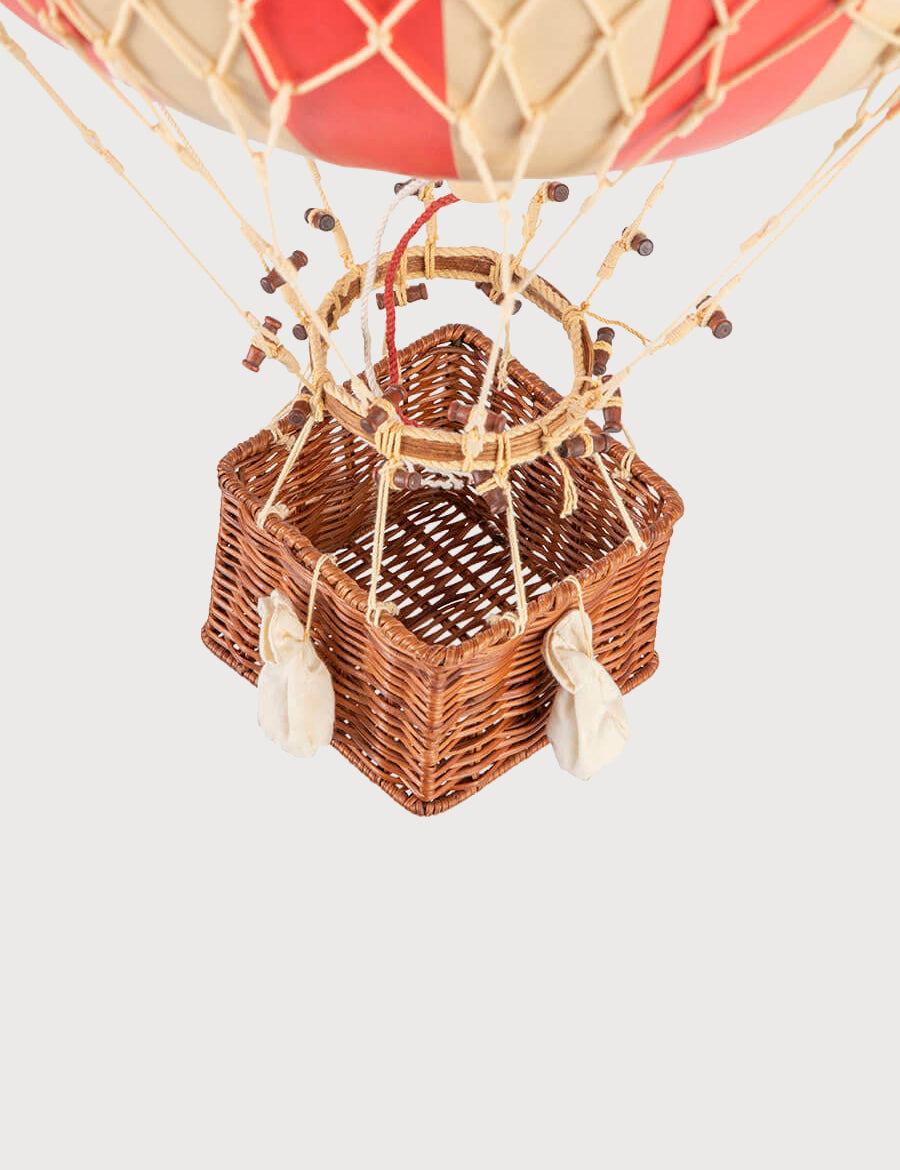 Striped Large Hot Air Balloon in Red Toys from Pepa London