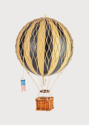 Striped Medium Hot Air Balloon in Black Toys  from Pepa London