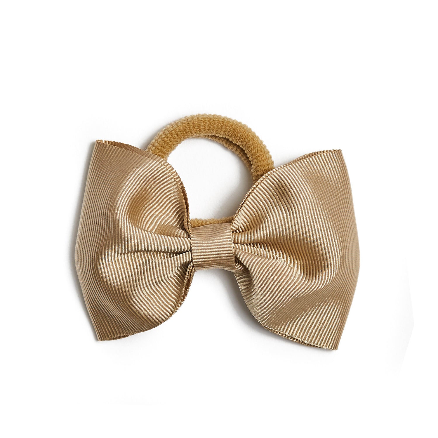 Blue Medium Bow Hair Tie Hair Accessories from Pepa London