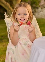 Lillie Floral Sleeveless Dress in Pink (18mths-12yrs)