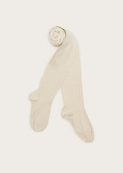 Beige Tights (0mths-10yrs) Tights from Pepa London