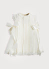 Cream Panelled Christening Gown (3mths-2yrs) Dresses  from Pepa London