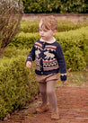 The Bear Knitted Cardigan Baby Boy Look Look  from Pepa London