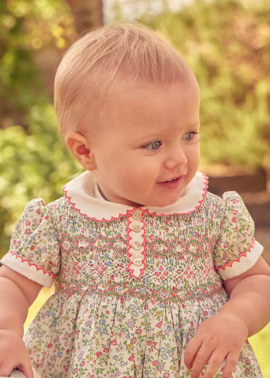 The Cordelia Romper Baby Girl Look Look from Pepa London