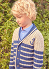 The Knitted Anchor Cardigan Boy Look Look from Pepa London