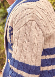 The Knitted Anchor Cardigan Boy Look Look from Pepa London