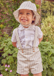 The Brompton Shorts with Braces Toddler Boy Look Look from Pepa London