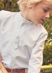 The Stafford Striped Shirt Boy Look Look from Pepa London