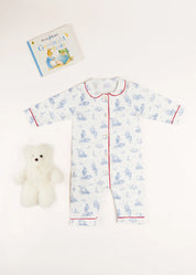 The Audrey All-In-One Pyjama Baby Girl Look Look  from Pepa London