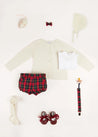 The Belgravia Tartan Bloomers Baby Girl Look Look  from Pepa London