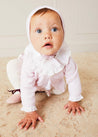 Frill Collar Long Sleeve Bodysuit in White (0mths-2yrs) Tops & Bodysuits  from Pepa London