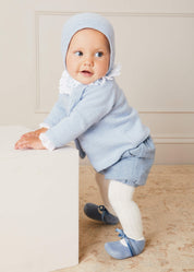 Herringbone Bloomers in Blue (3mths-2yrs) Bloomers  from Pepa London