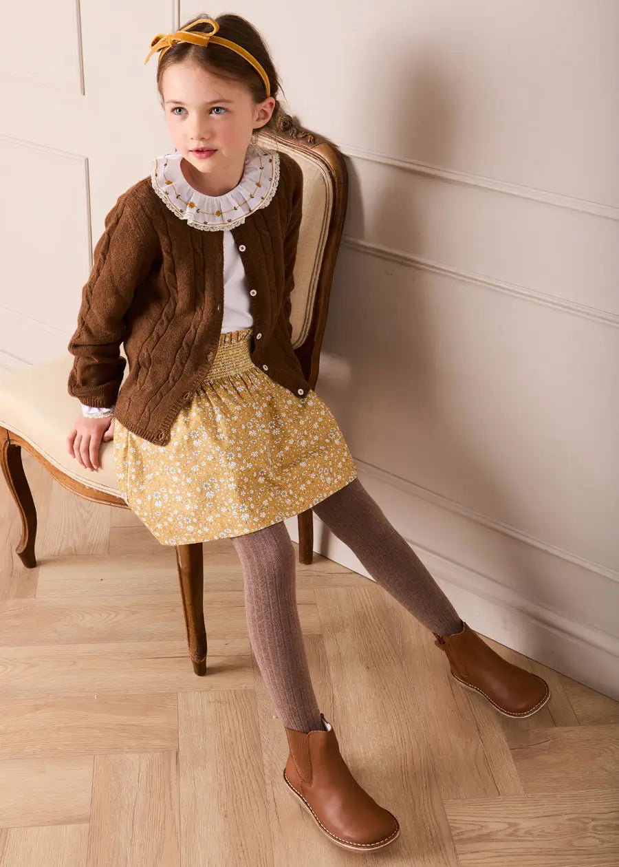 Leather Chelsea Boots In Brown (24-34EU) SHOES from Pepa London