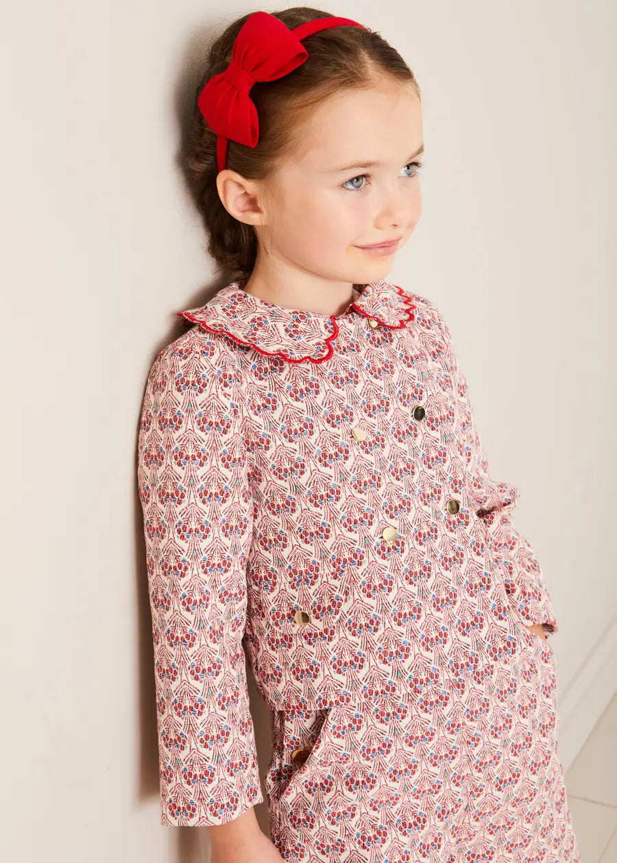The Iris Jacquard Girl Look Look from Pepa London