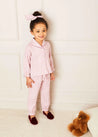 Laurel Floral Pyjamas in Pink (18mths-10yrs) Nightwear  from Pepa London