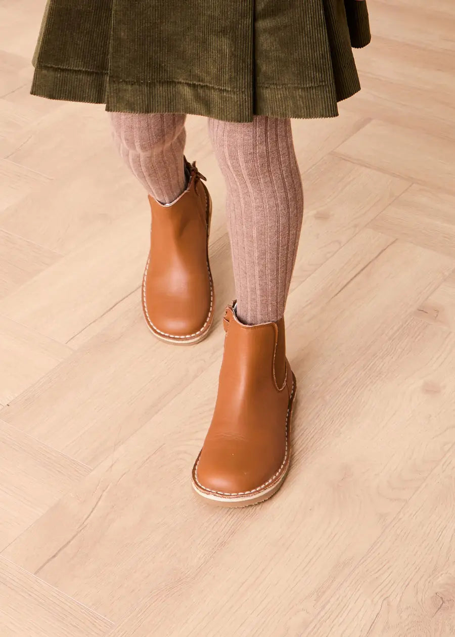 The Green Corduroy Skirt Girl Look