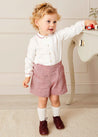 Ribbed Knitted Knee Socks in Cream (3mths-8yrs) Socks  from Pepa London