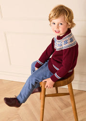 Plain Tailored Trousers in Blue (18mths-5yrs) Trousers from Pepa London