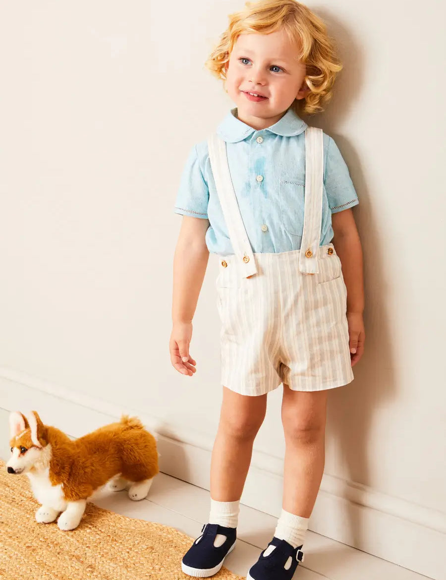The Brompton Striped Short Toddler Boy Look Look from Pepa London