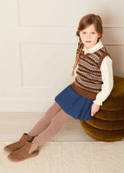 The Fair Isle Knitted Vest Girl Look Look  from Pepa London