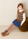 The Fair Isle Knitted Vest Girl Look Look  from Pepa London