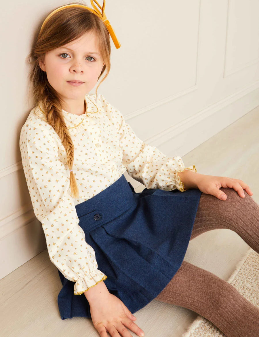 Pleated Kilt Skirt in Blue (4-10yrs) Skirts  from Pepa London